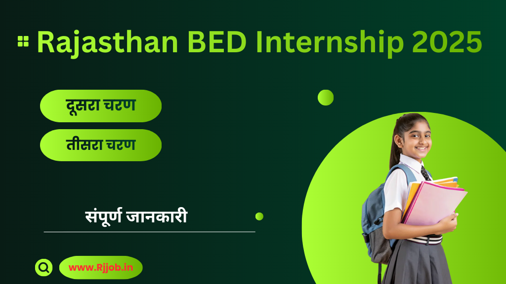 Rajasthan BED Internship 2025