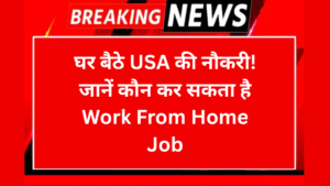 घर बैठे USA की नौकरी जानें कौन कर सकता है Work From Home Job